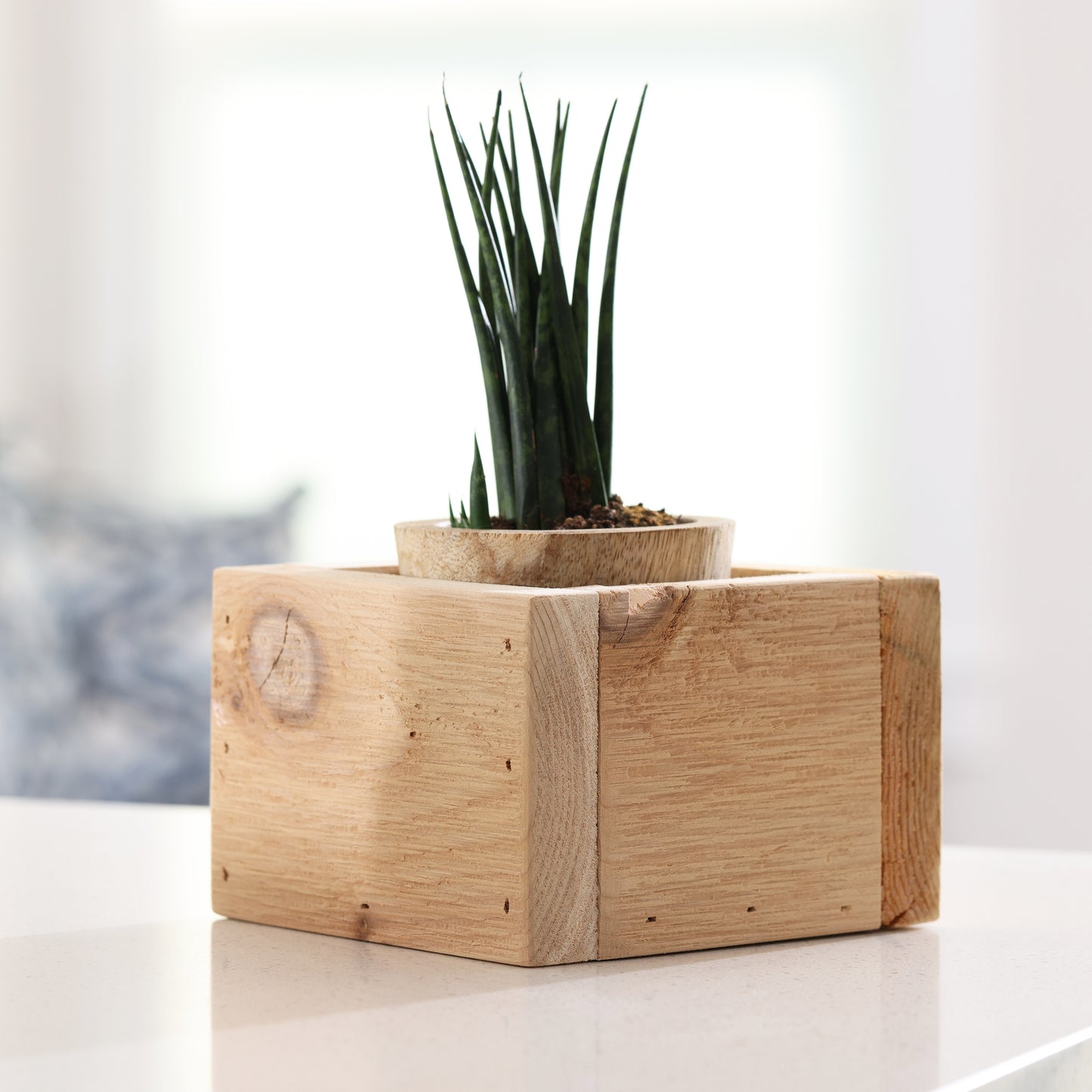 Small Cedar Wood Planter Box